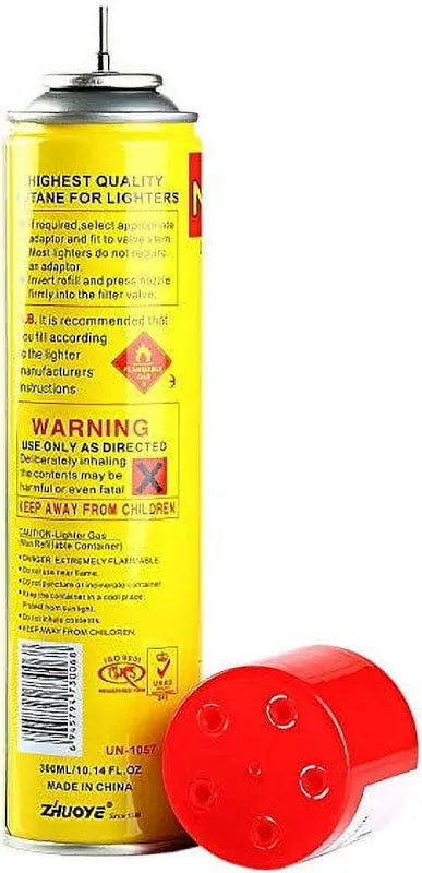 NEON Lighter Gas Refill, 300ml | Ultra Refined Butane, Lighter Fluid