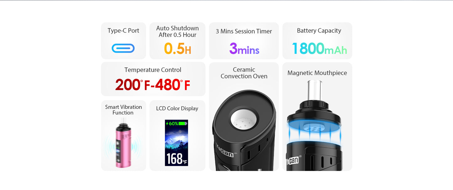 Yocan - Hit 2 Dry Herb Vaporizer