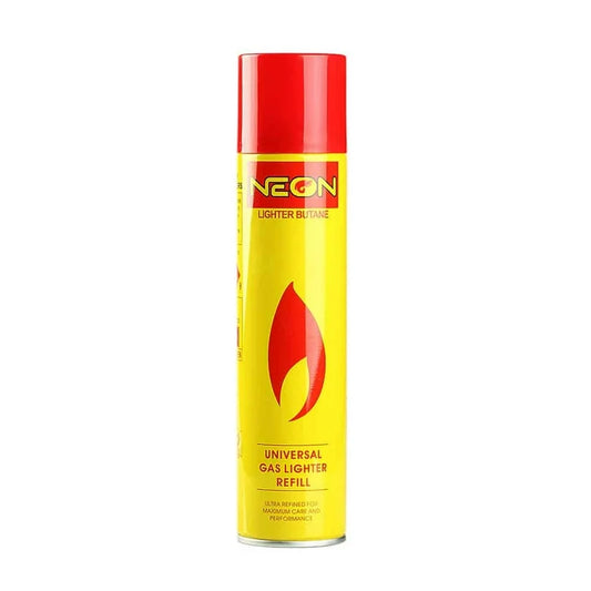 NEON Lighter Gas Refill, 300ml | Ultra Refined Butane, Lighter Fluid