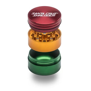 Santa Cruz Aluminum 3 Piece Medium Herb Grinder/Shredder