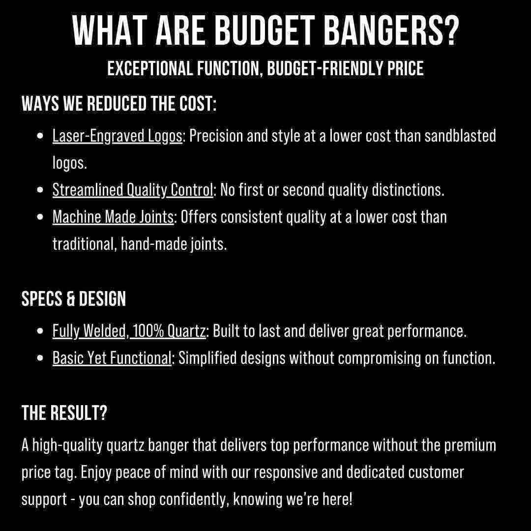 Budget XL Terp Slurper - 10mm Male 90 Degrees